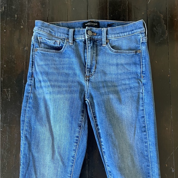 Banana Republic Skinny Fit Mid Rise Jeans size 27 petite - Picture 4 of 7